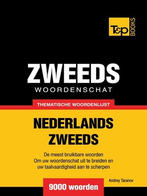 cover image of Thematische woordenschat Nederlands-Zweeds